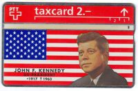 CH PTT Telefonkarte: J.F.Kennedy 1917-1963